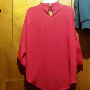 Red blouse